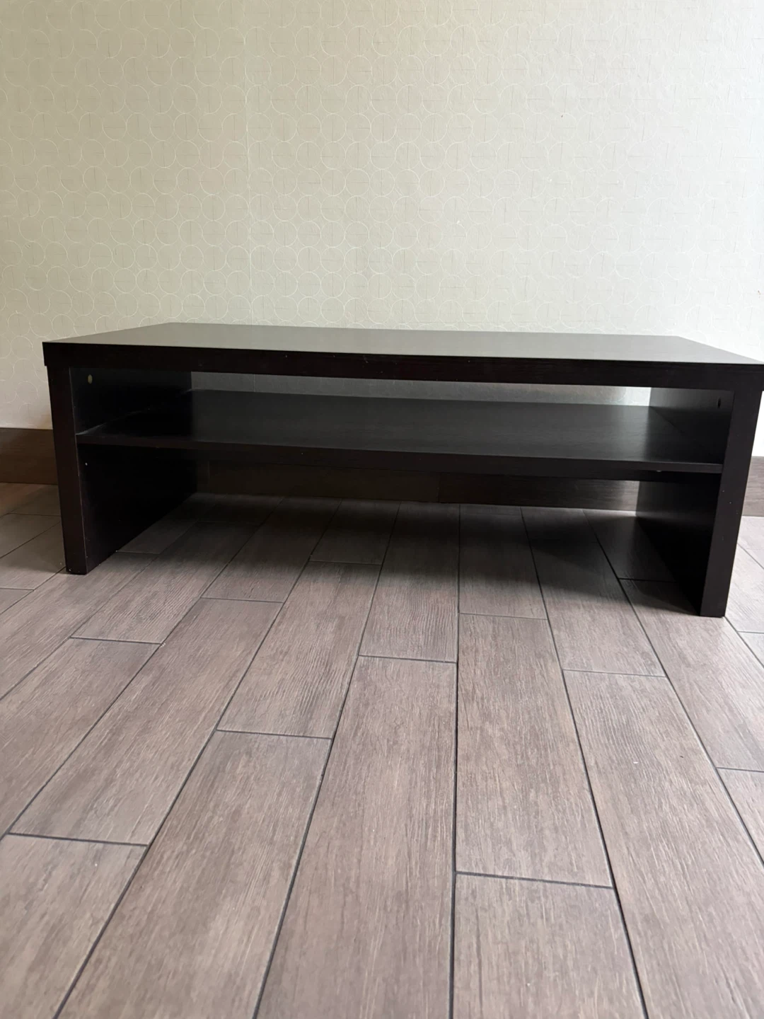 Dark Brown Storage Bench