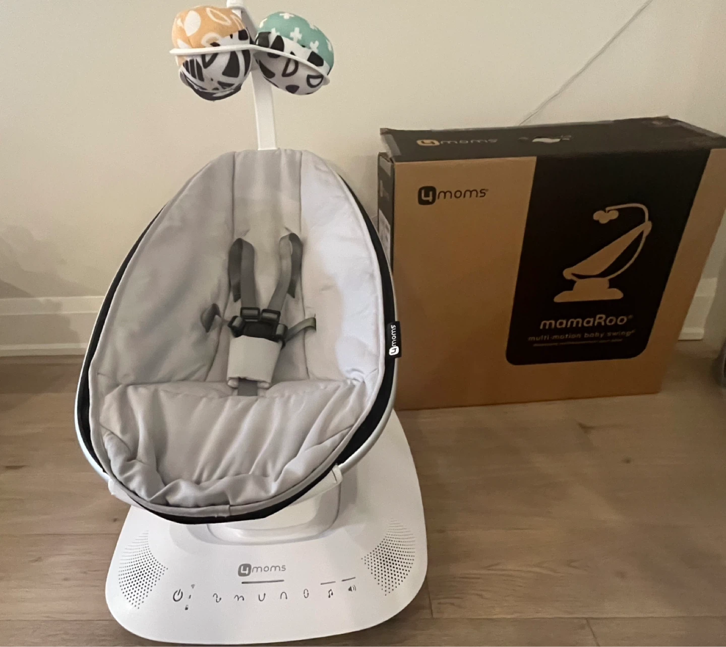 4moms mamaRoo Grey Multi-Motion Baby Swing with Box - photo 5