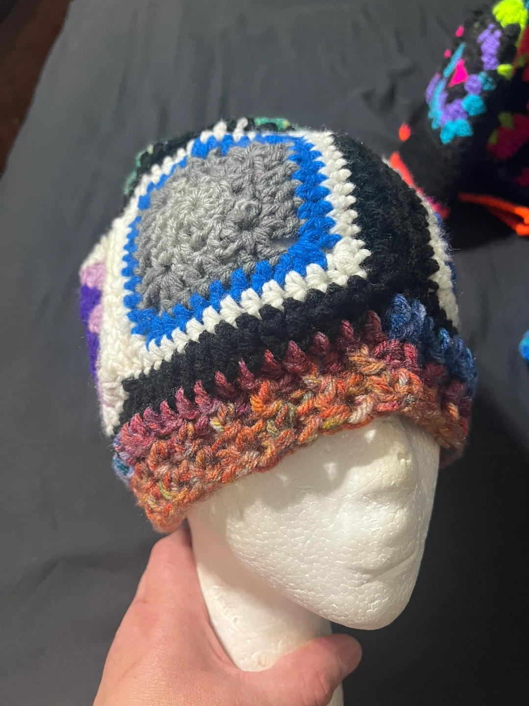 Handmade Crochet Beanie Hat - photo 2
