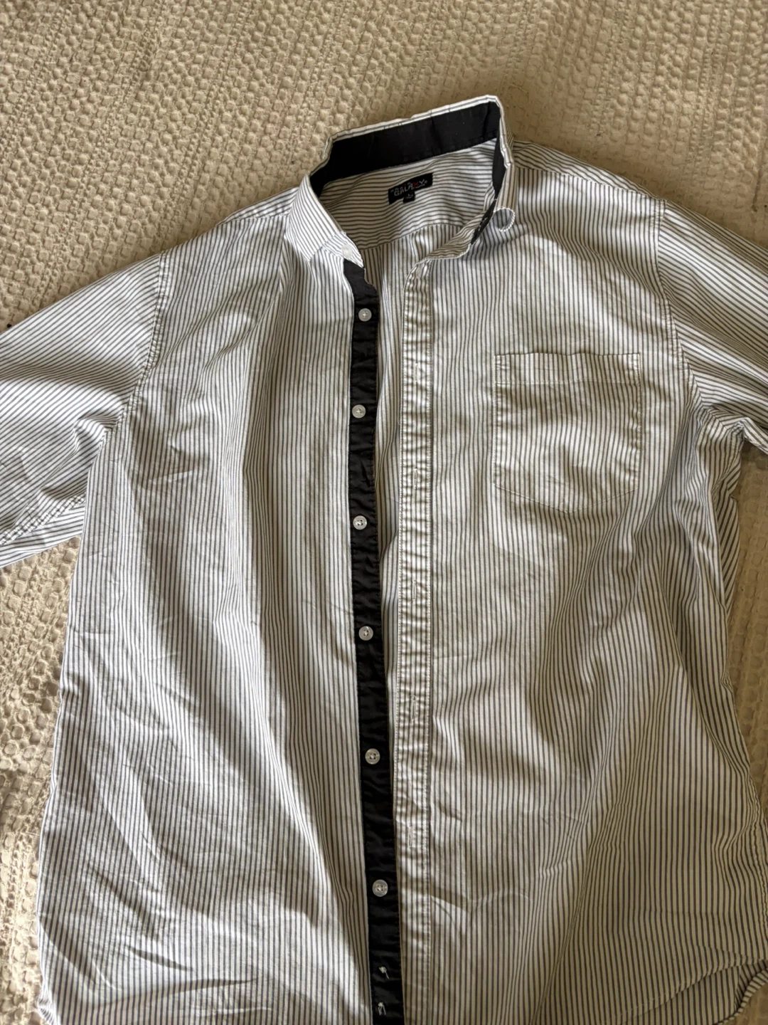 GALAXY by HARVIC Men's Striped Button-Up Shirt - Size L - photo 3