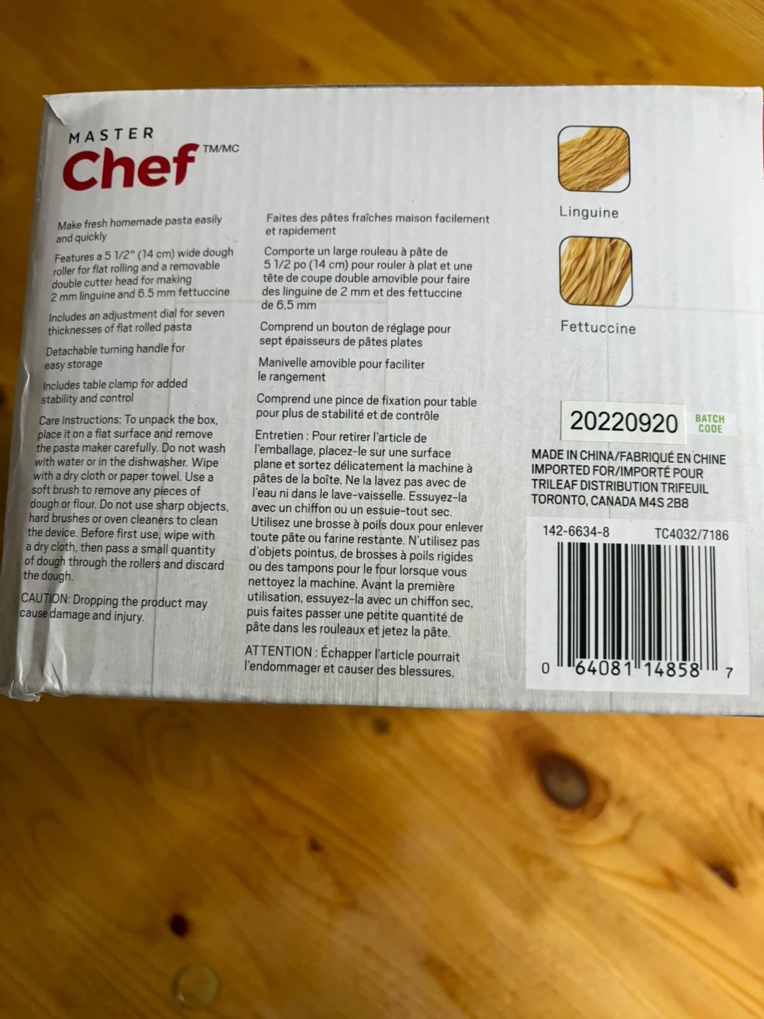 Master Chef Manual Pasta Maker - photo 4
