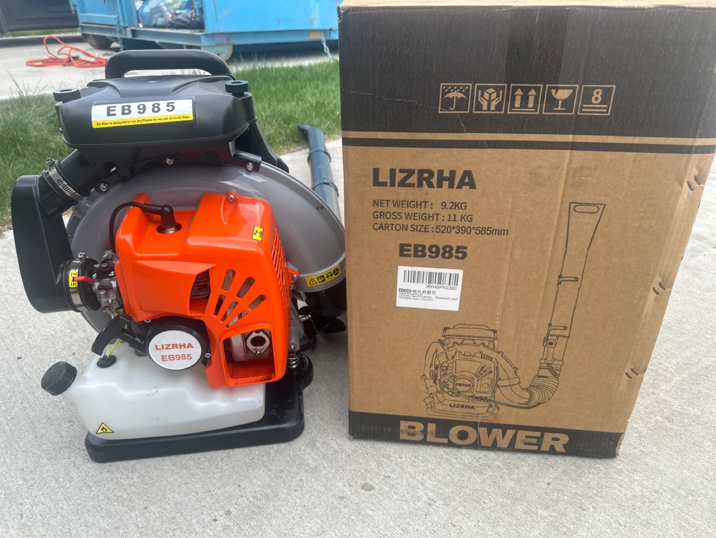 LIZRHA EB985 Backpack Leaf Blower - photo 4