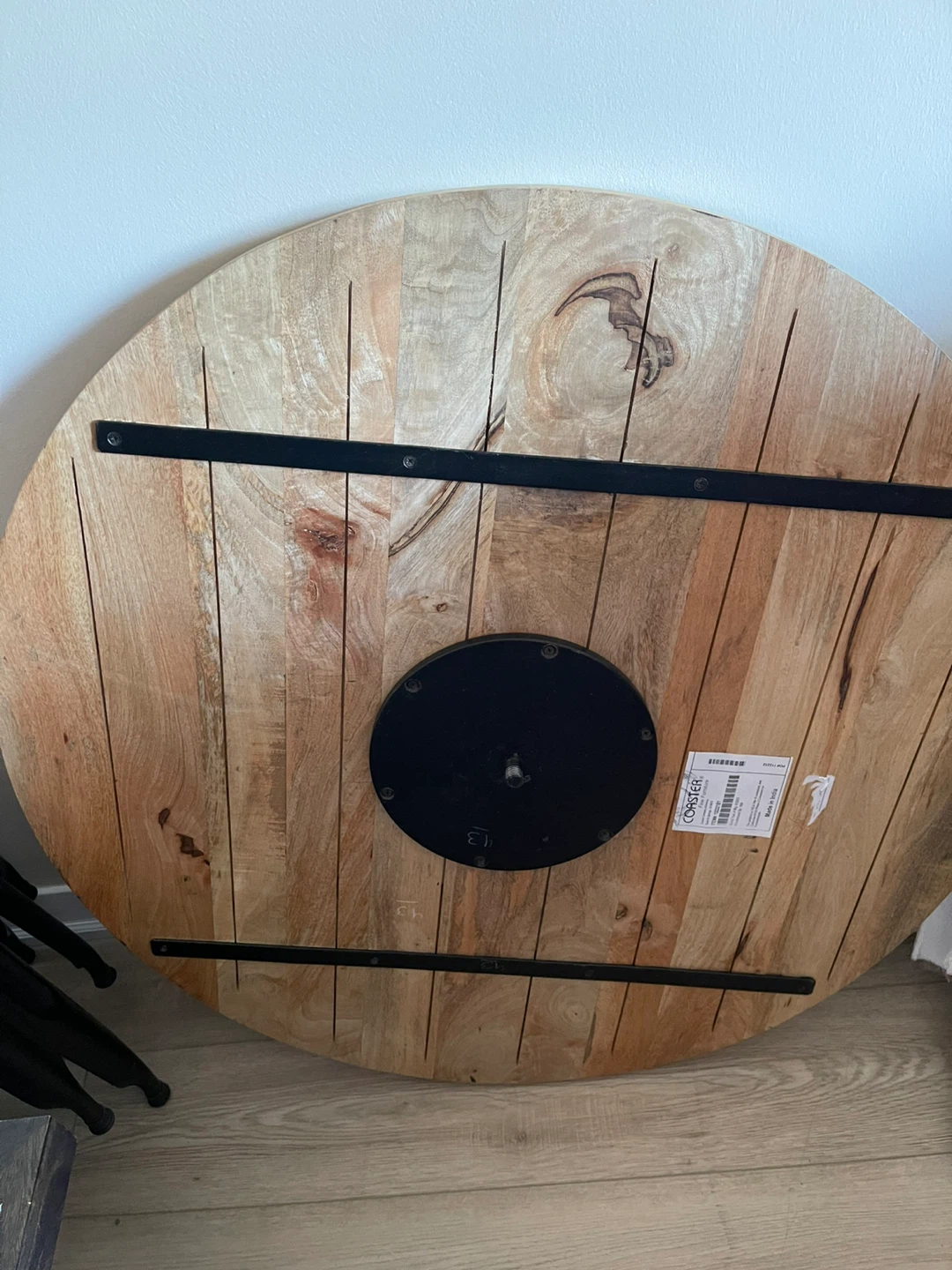 Round Wooden Table Top 36 inches - photo 2