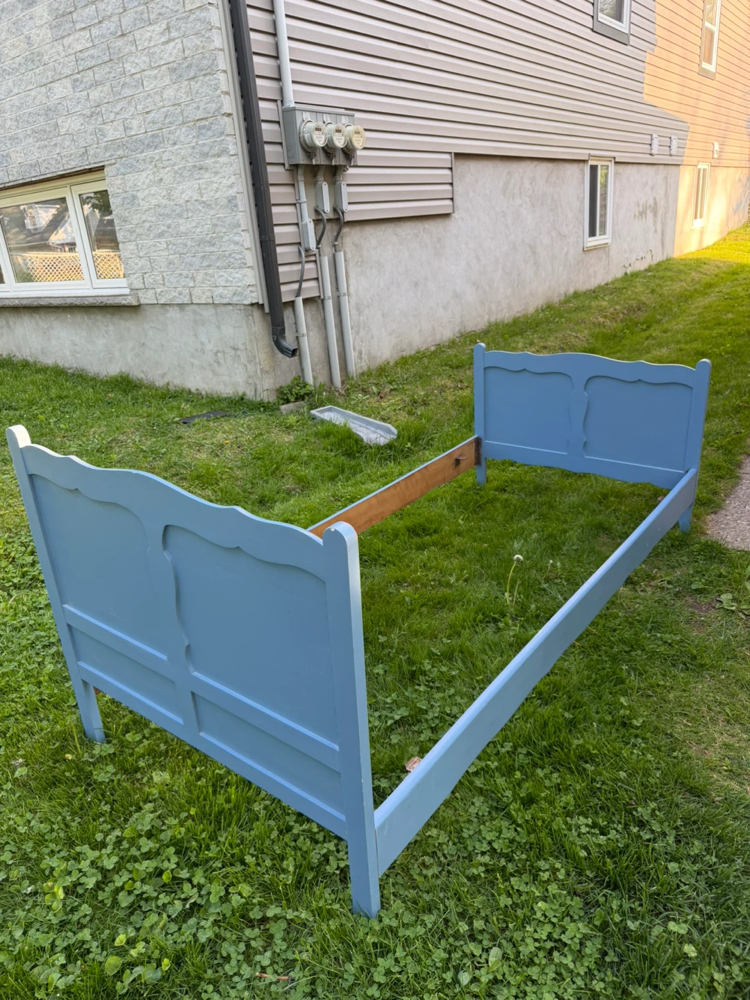 Antique single Bed Frame - photo 3