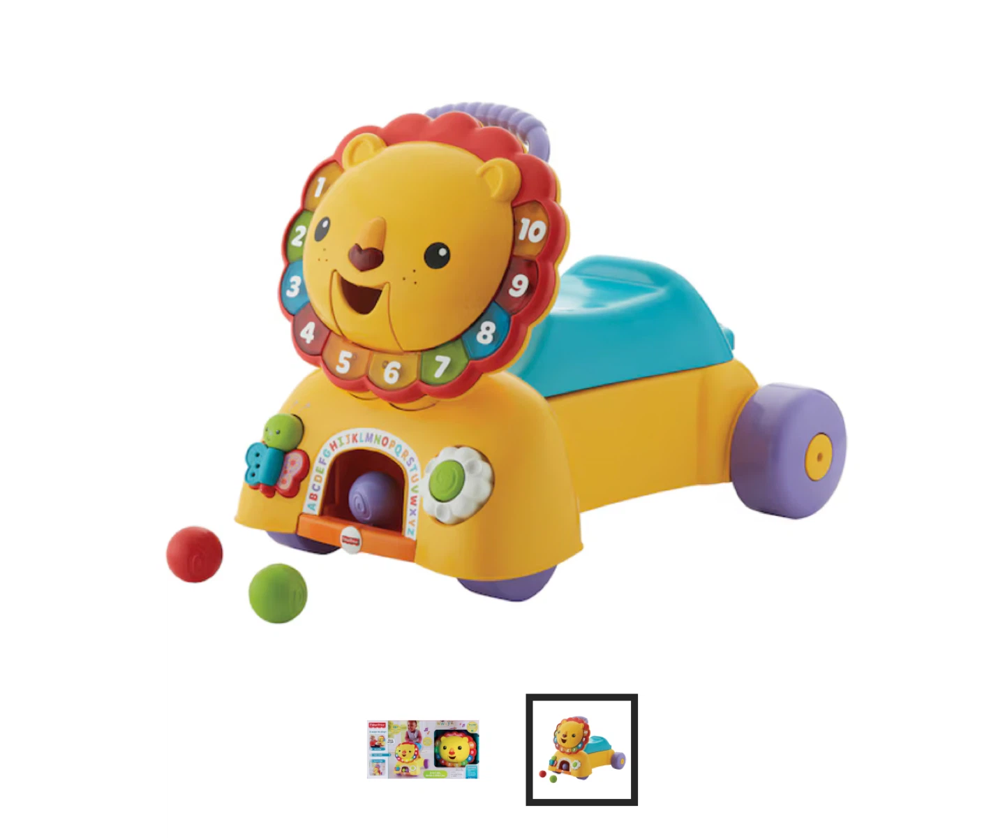 Fisher-Price 3-in-1 Sit, Stride & Ride Lion Toy