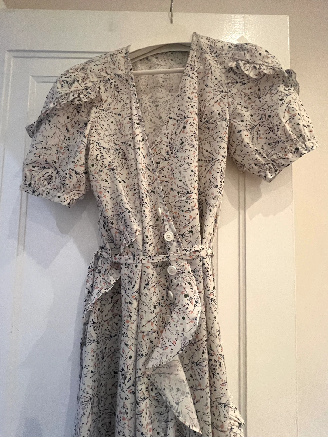 Women's Floral Print Wrap Dress