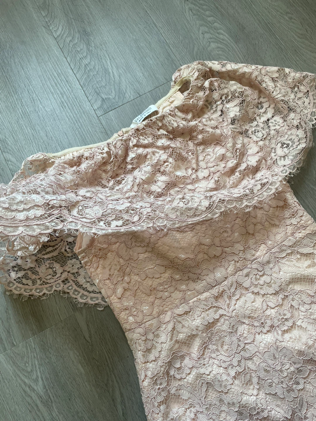 Pink Lace Off-the-Shoulder Dress - photo 3