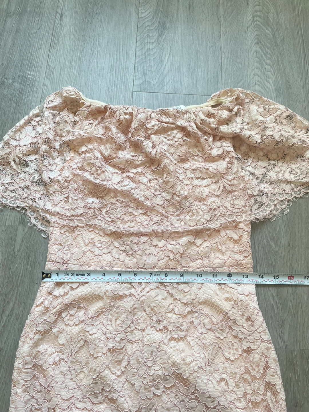 Pink Lace Off-the-Shoulder Dress - photo 2
