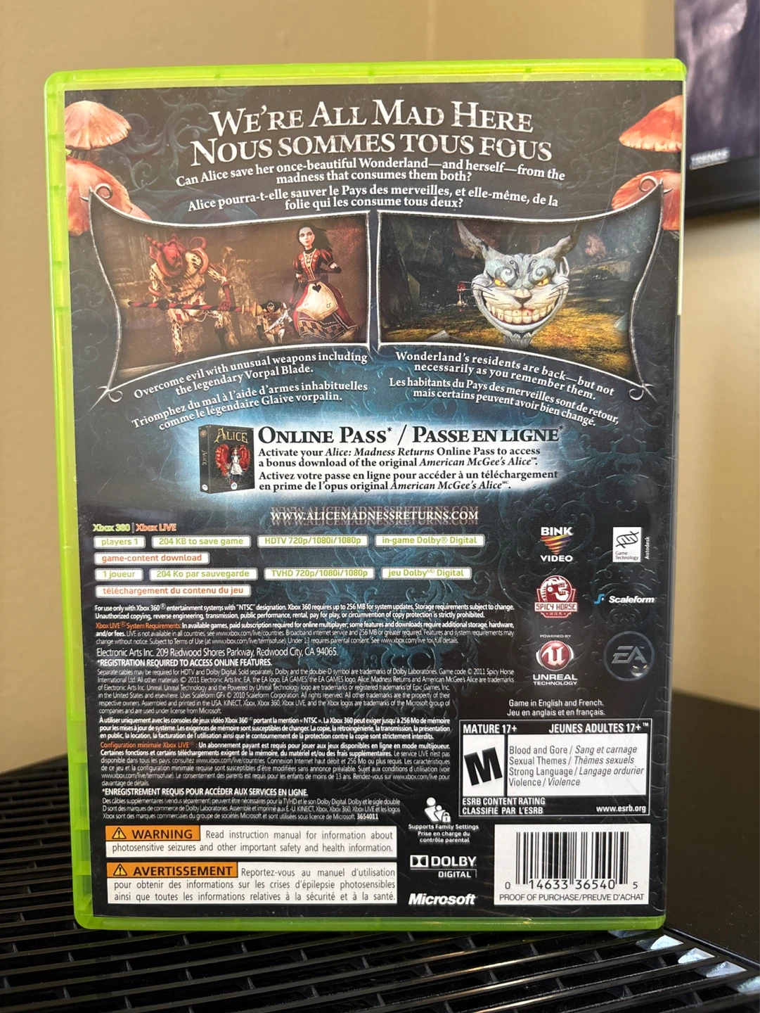 Xbox 360 Alice: Madness Returns - photo 2