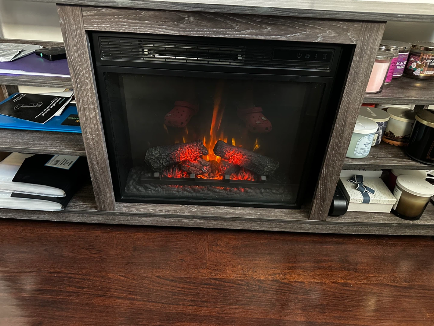 Electric Fireplace Entertainment Stand - photo 2