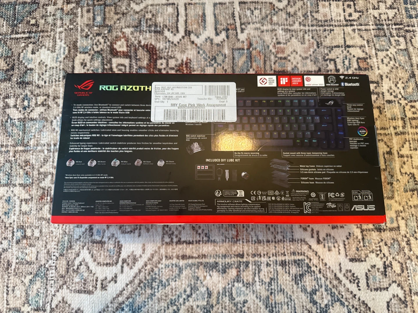 ASUS ROG Azoth Gaming Keyboard - photo 4