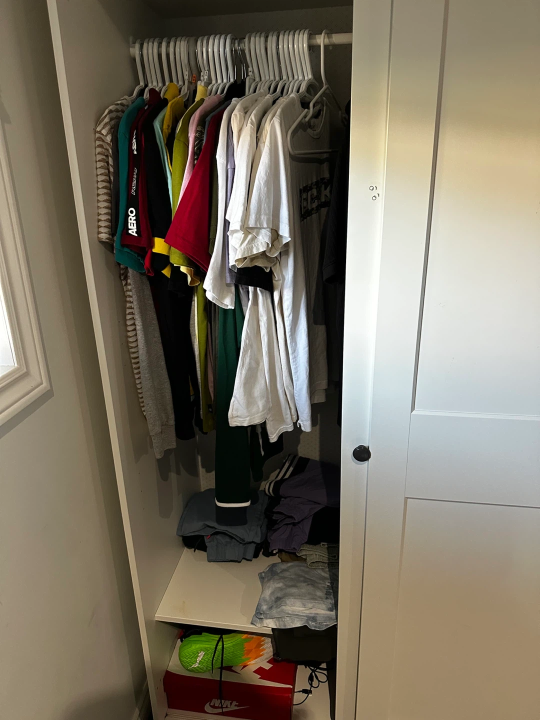IKEA White Two-Door Wardrobe - photo 3