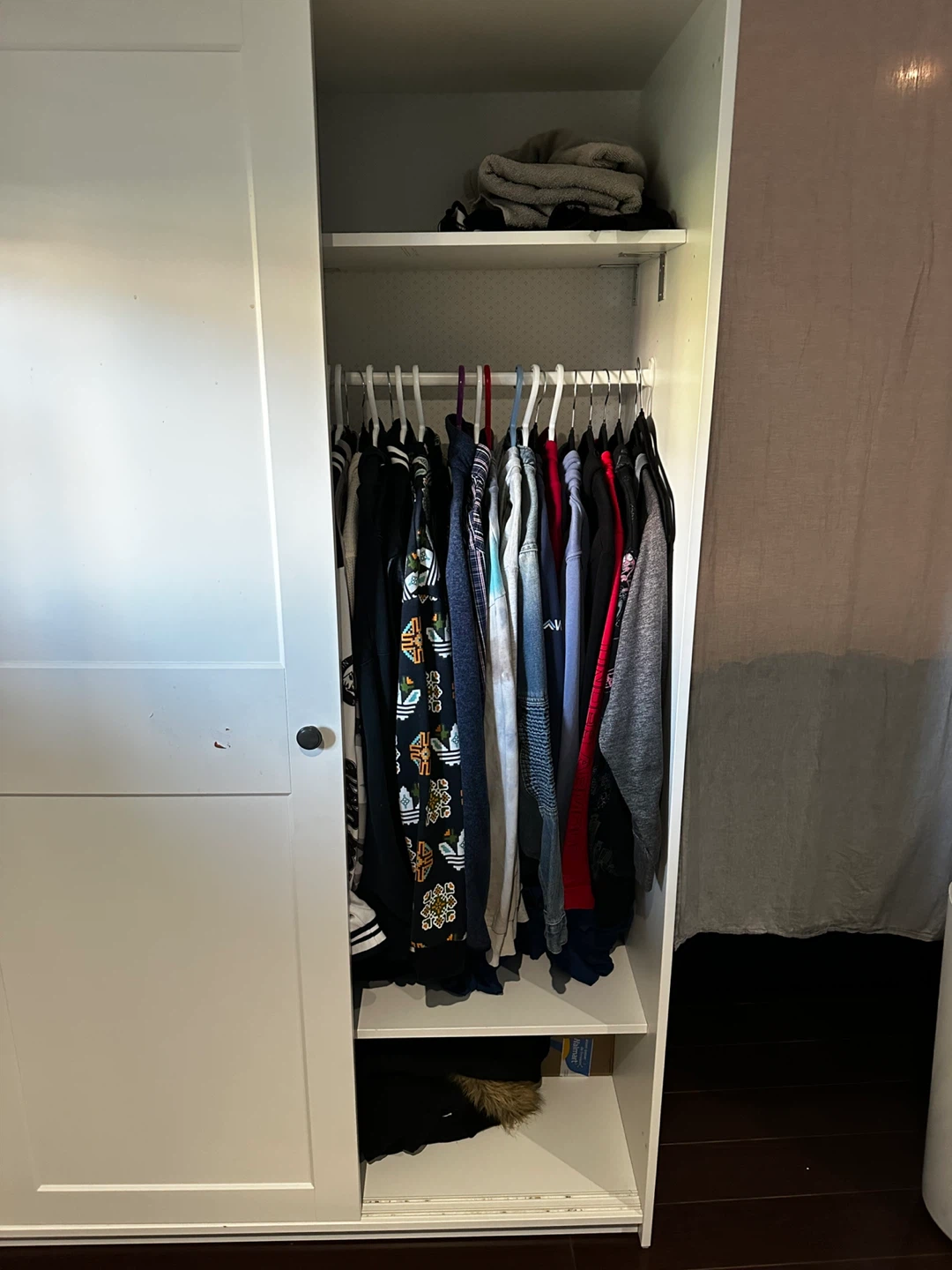 IKEA White Two-Door Wardrobe - photo 2