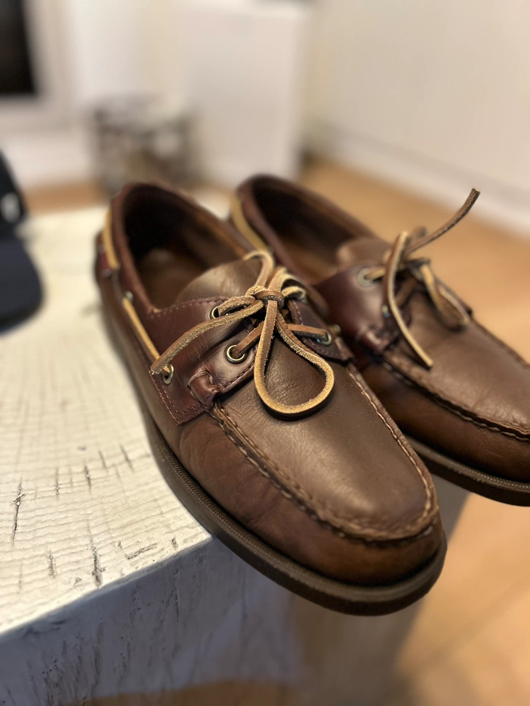 Sebago Brown Leather Boat Shoes - photo 2