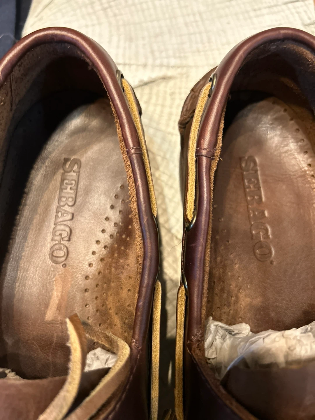 Sebago Brown Leather Boat Shoes - photo 5