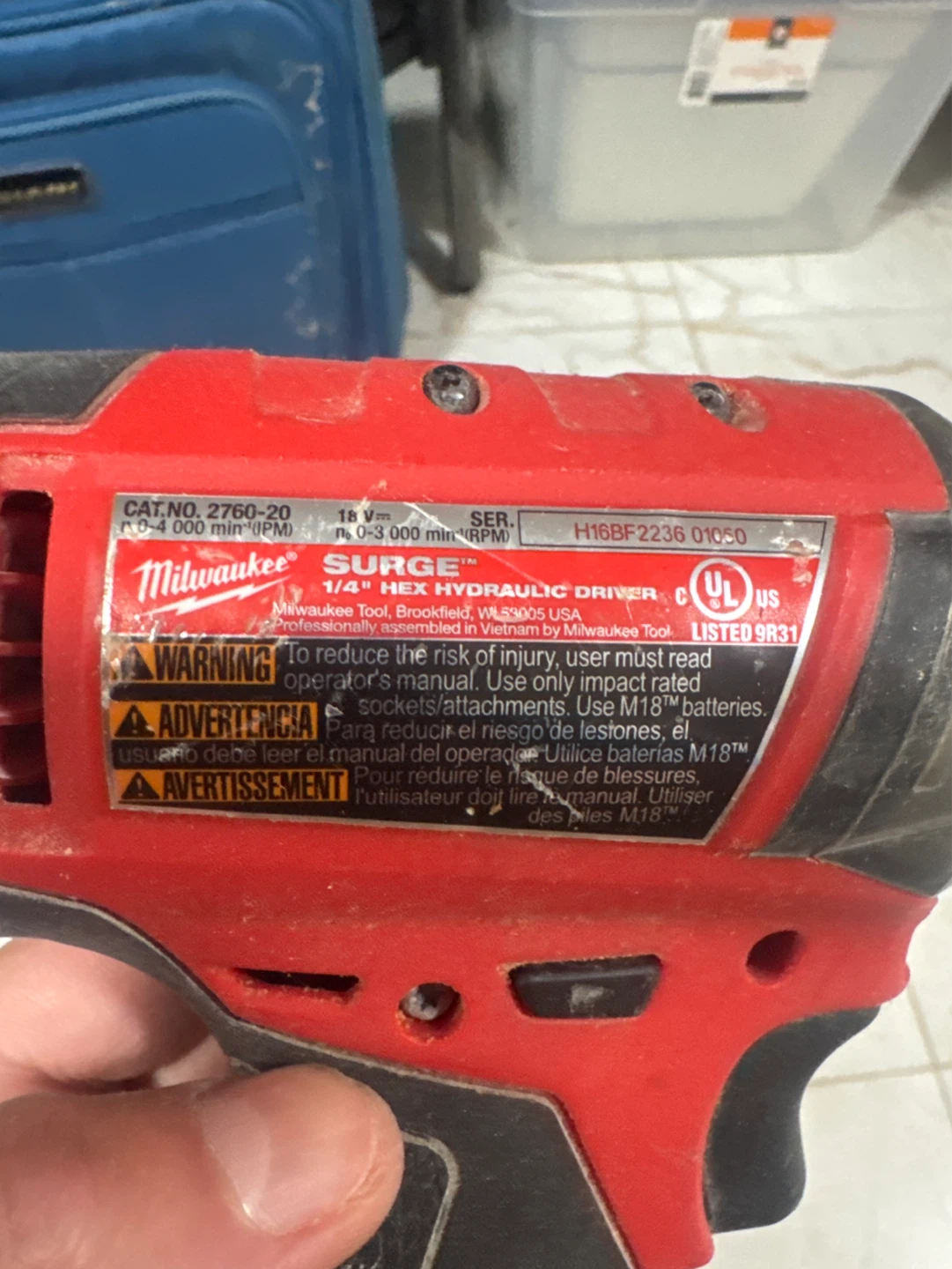 Milwaukee M18 Fuel Surge Hex Hydraulic Driver - photo 3