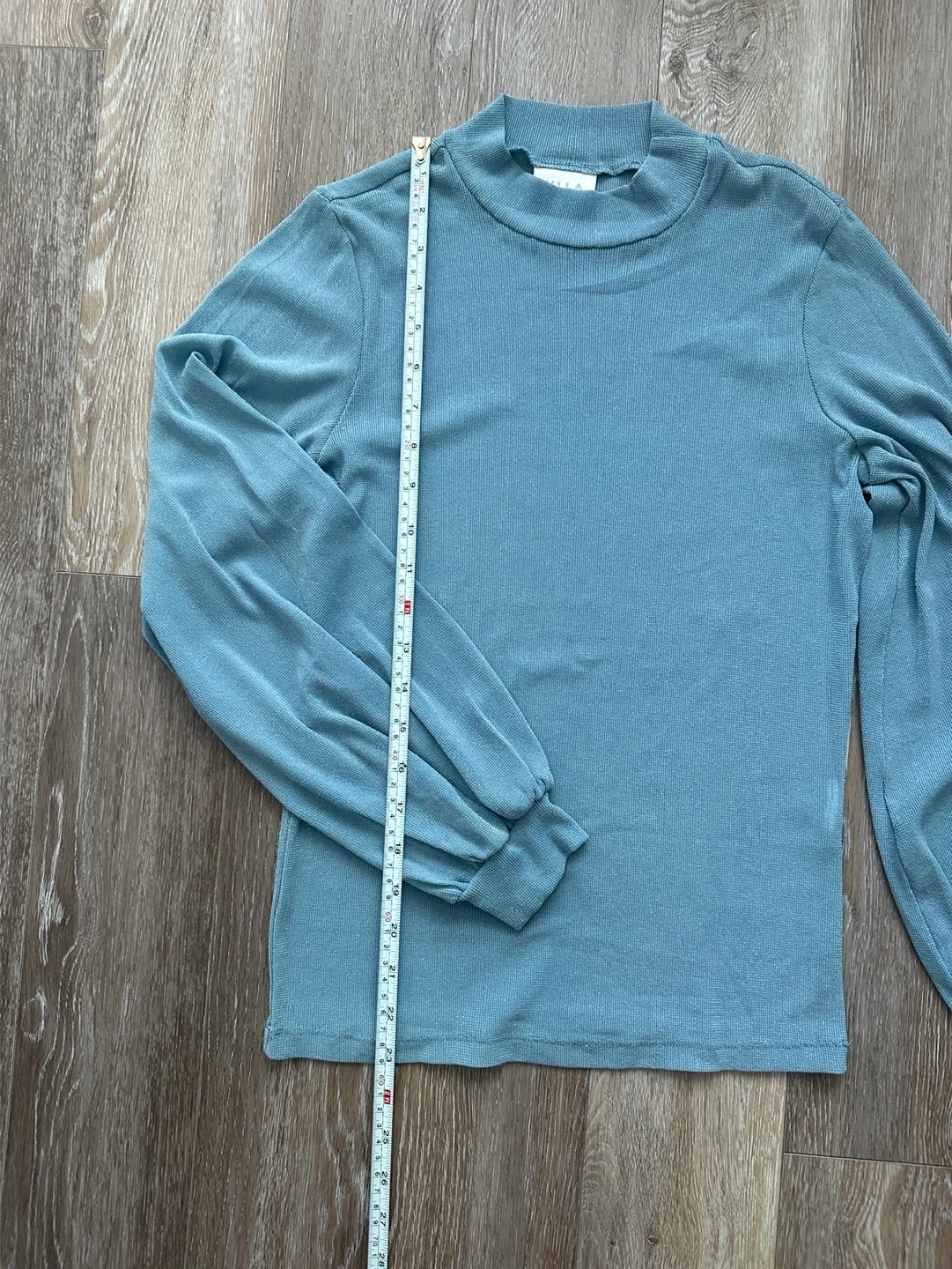 Vila Clothes Blue sparkle Long Sleeve Top XS - photo 2