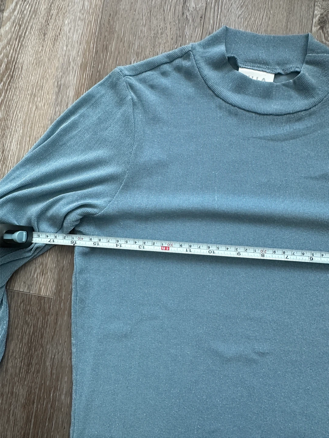 Vila Clothes Blue sparkle Long Sleeve Top XS - photo 4