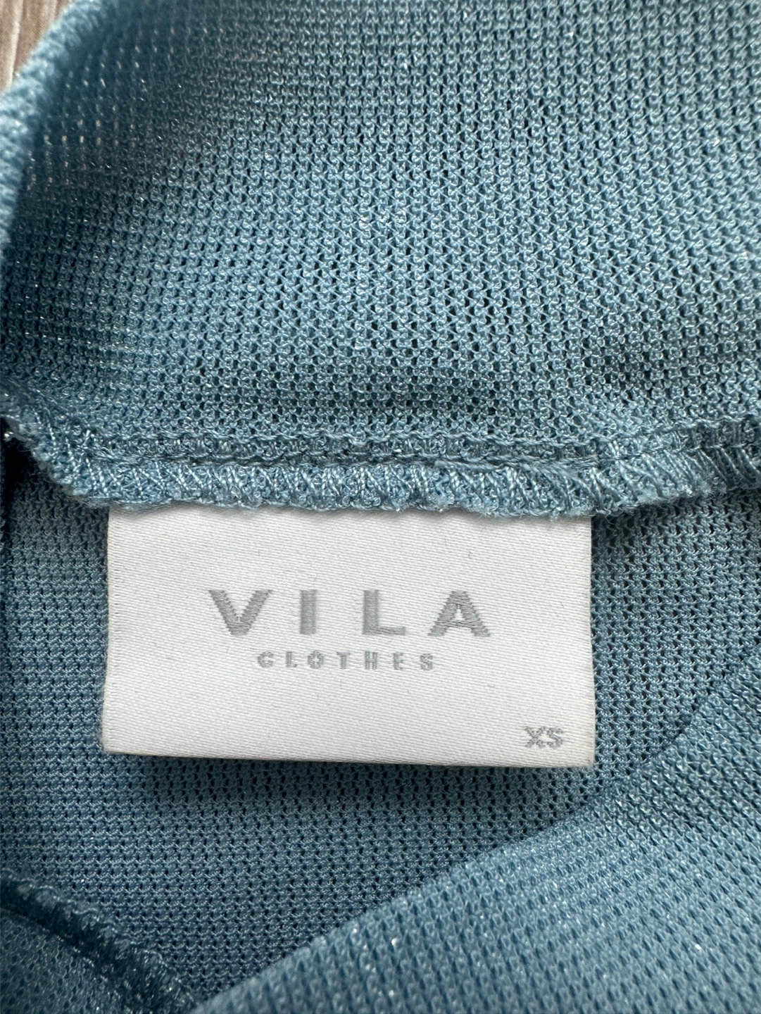 Vila Clothes Blue sparkle Long Sleeve Top XS - photo 5