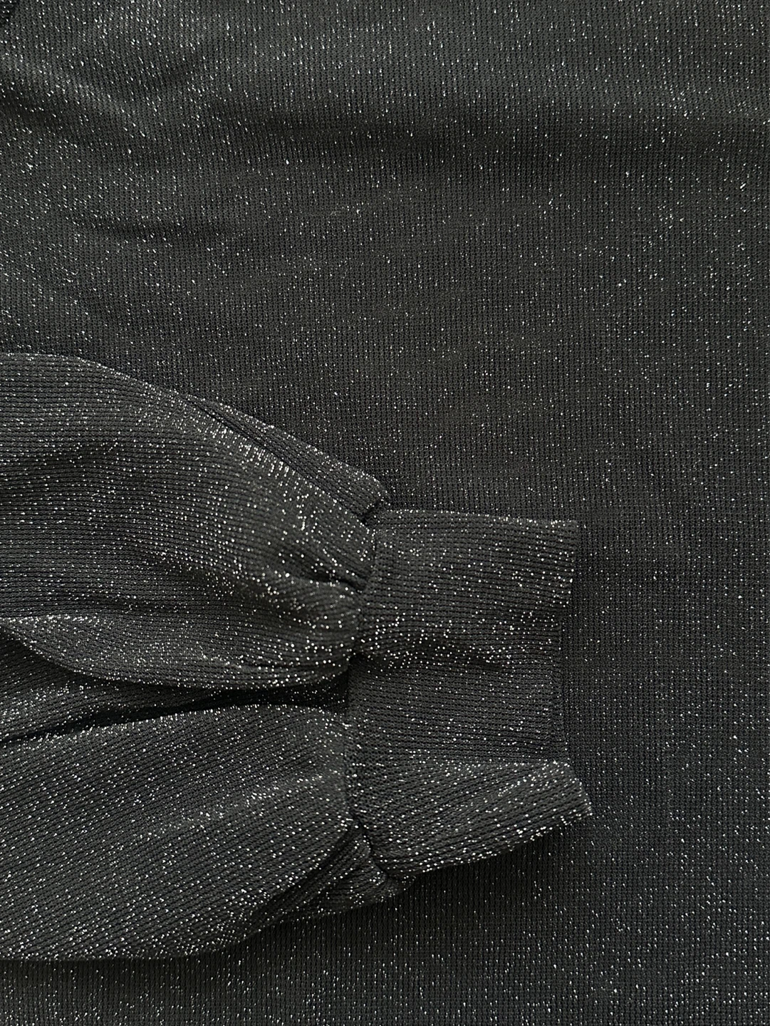 Villa Black Sparkle Mock Neck - photo 3