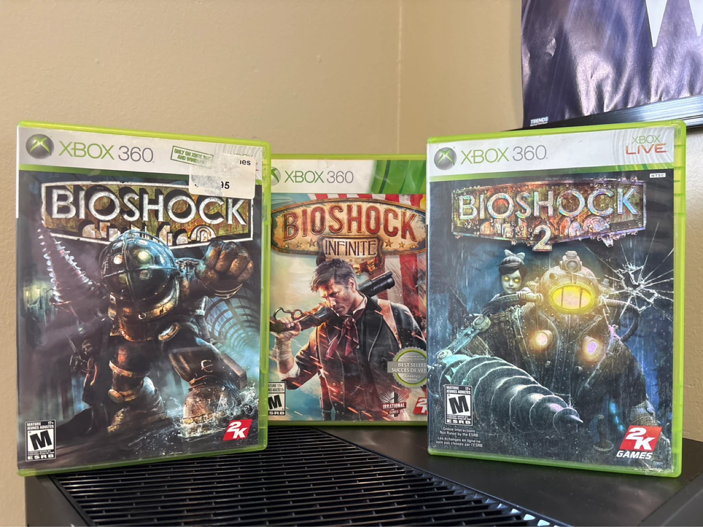 Xbox 360 BioShock, BioShock 2 and BioShock Infinite