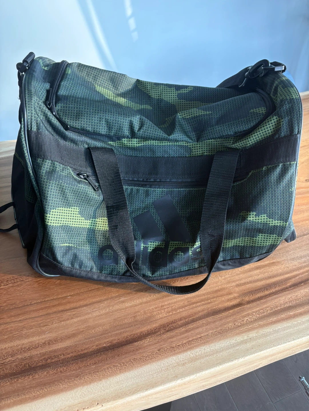 Adidas Camo Duffel Bag