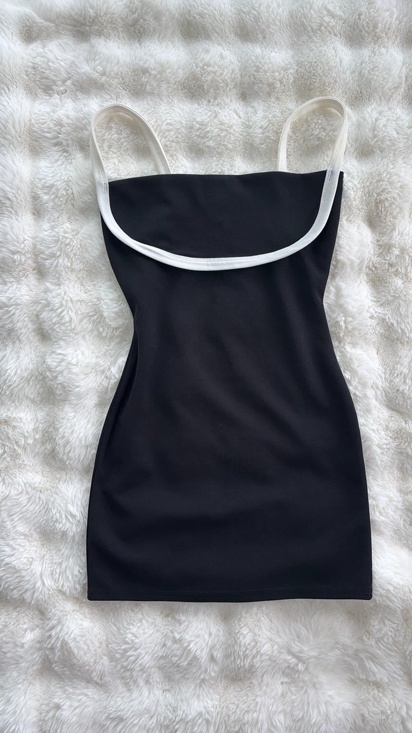 PrettyLittleThing Black Mini Dress