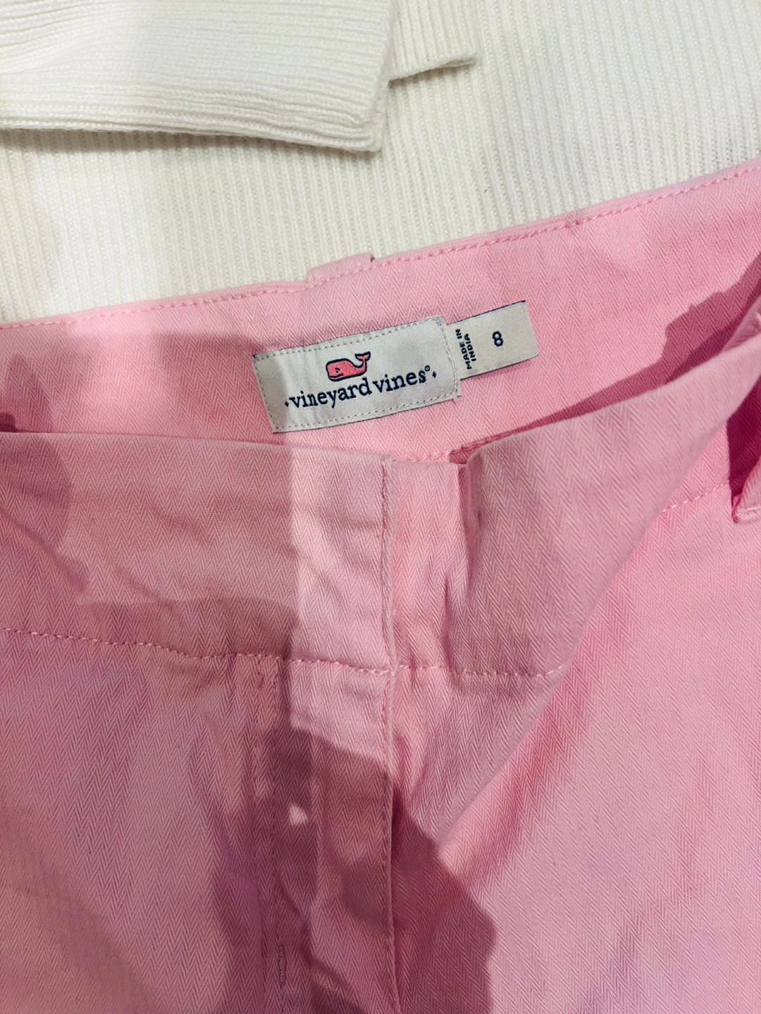 Vineyard Vines Pink Shorts & Striped Sweater Set - photo 3