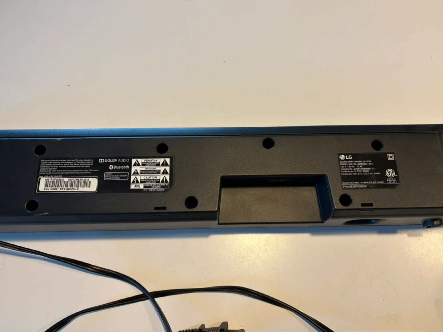LG Sound Bar without Remote - photo 3