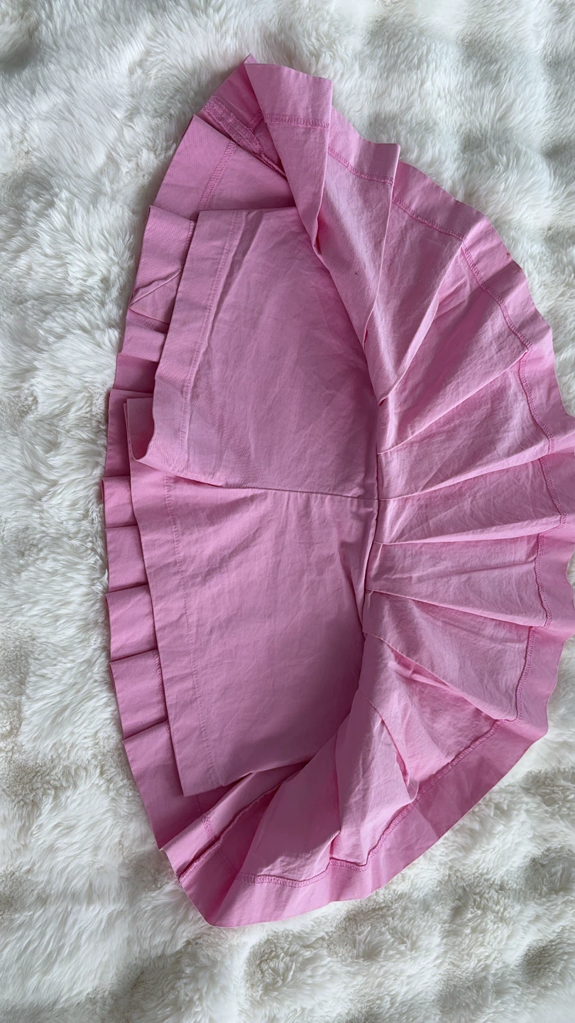 Pink Pleated Mini Skirt - photo 4