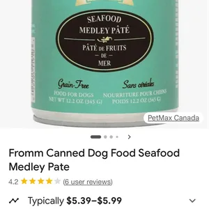 Fromm Pâté Seafood Medley Dog Food Can