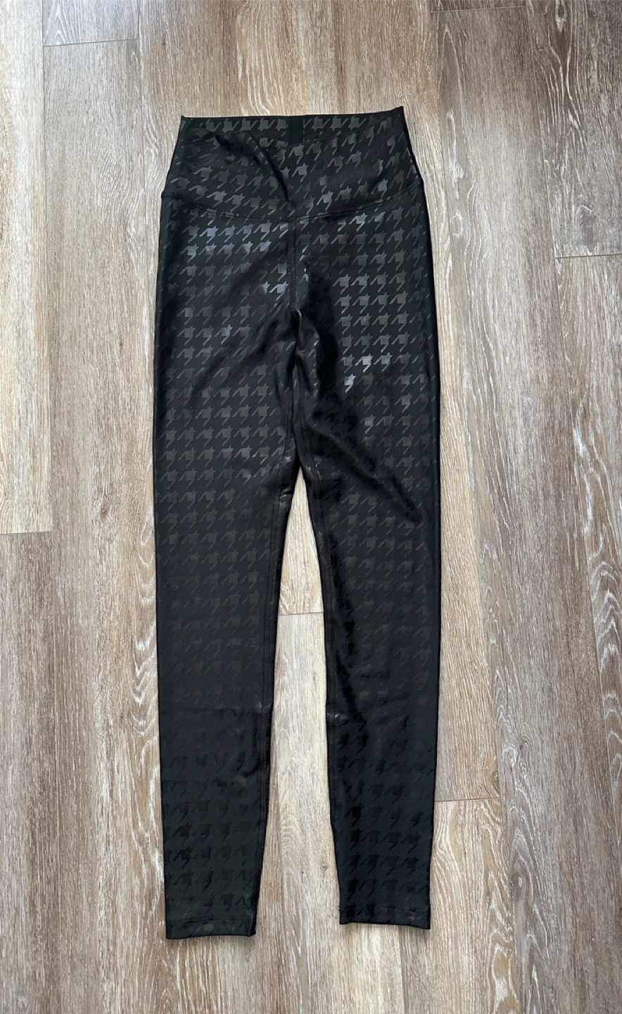 Peloton Houndstooth Leggings - Black - Size M - photo 2