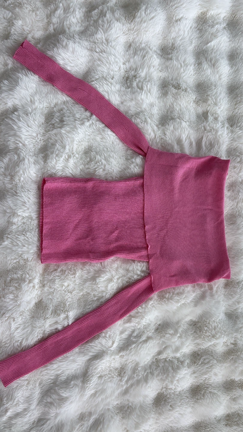 Pink Off Shoulder Top