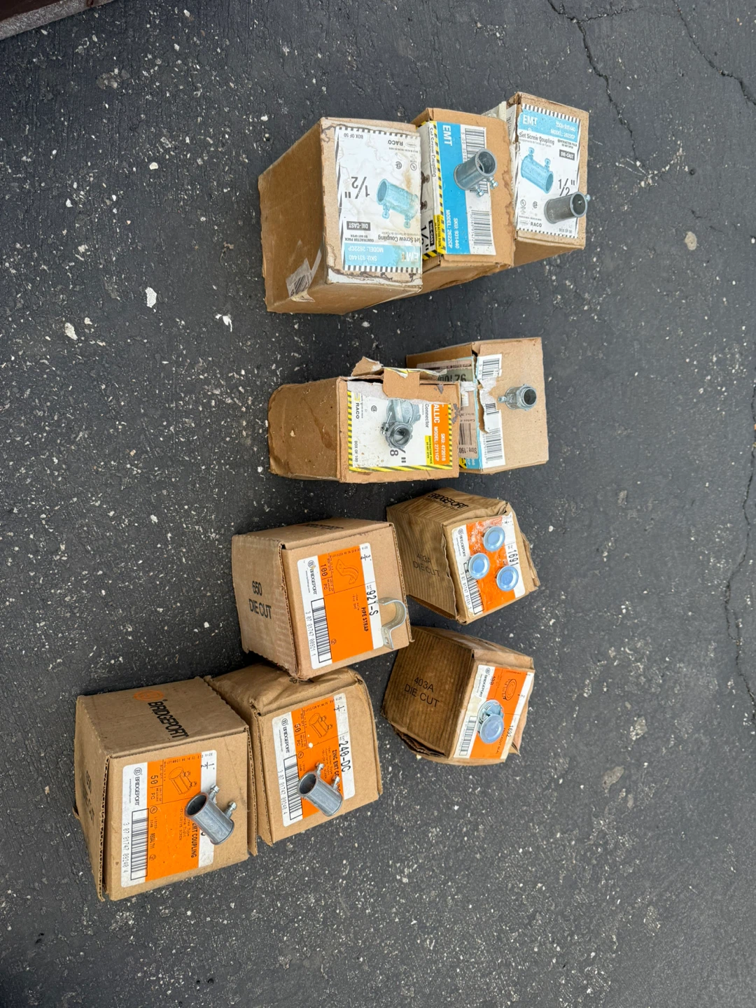 Miscellaneous electrical materials .. $75.00 or best offer