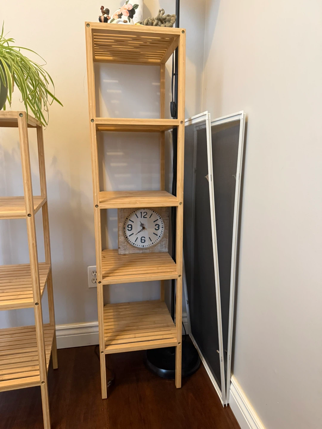 Bamboo 3 and 4-Tier Shelf Units