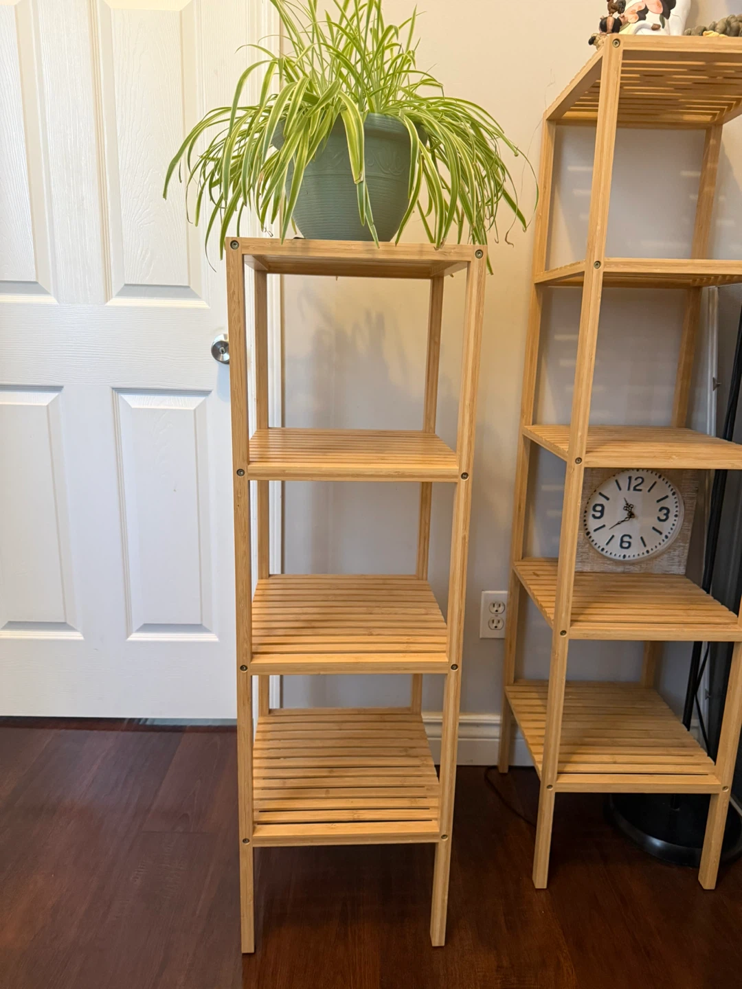 Bamboo 3 and 4-Tier Shelf Units - photo 2