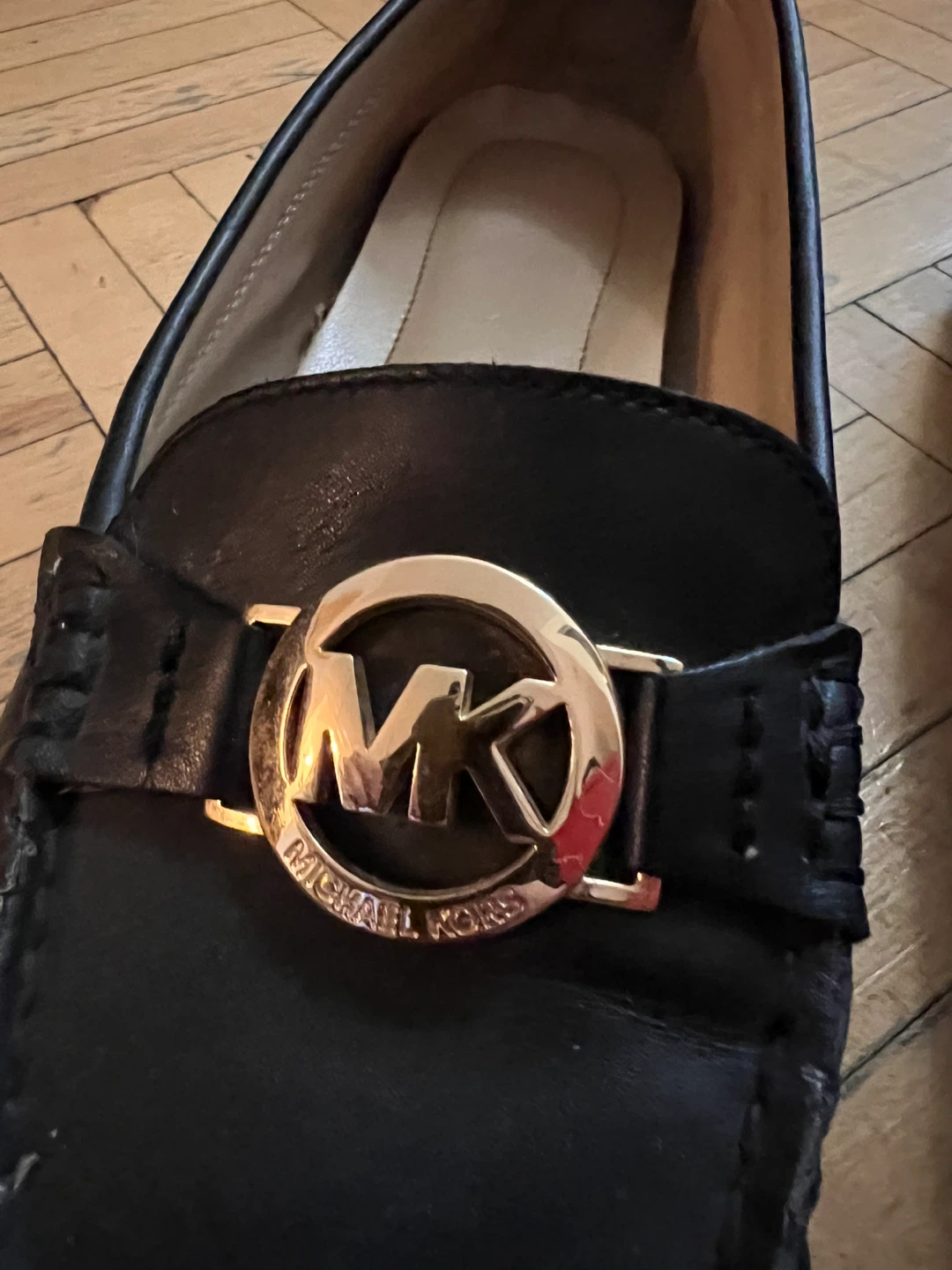 Michael Kors Black Leather Loafers - photo 2