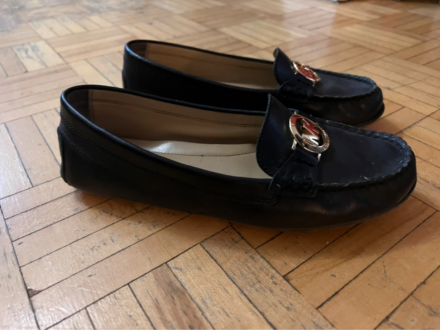 Michael Kors Black Leather Loafers - photo 3
