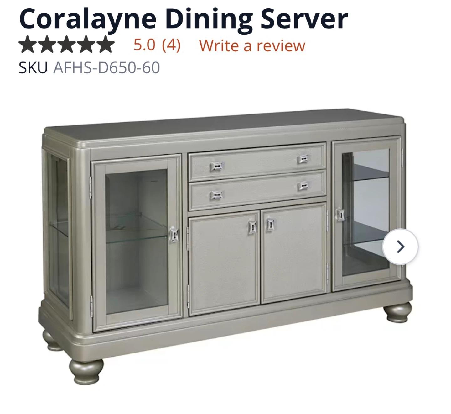 Coralayne Dining Server Buffet