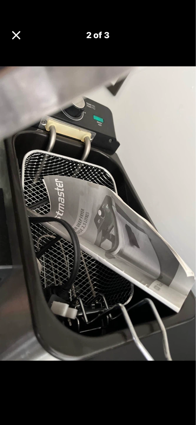 Chefmaster Electric Deep Fryer - photo 2