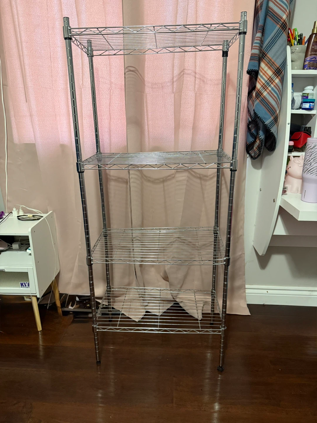 Chrome Wire Shelving Unit
