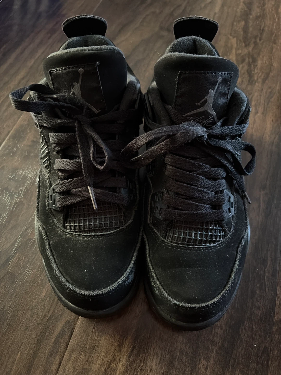 Black Cats Air Jordan 4 Sneakers - photo 2