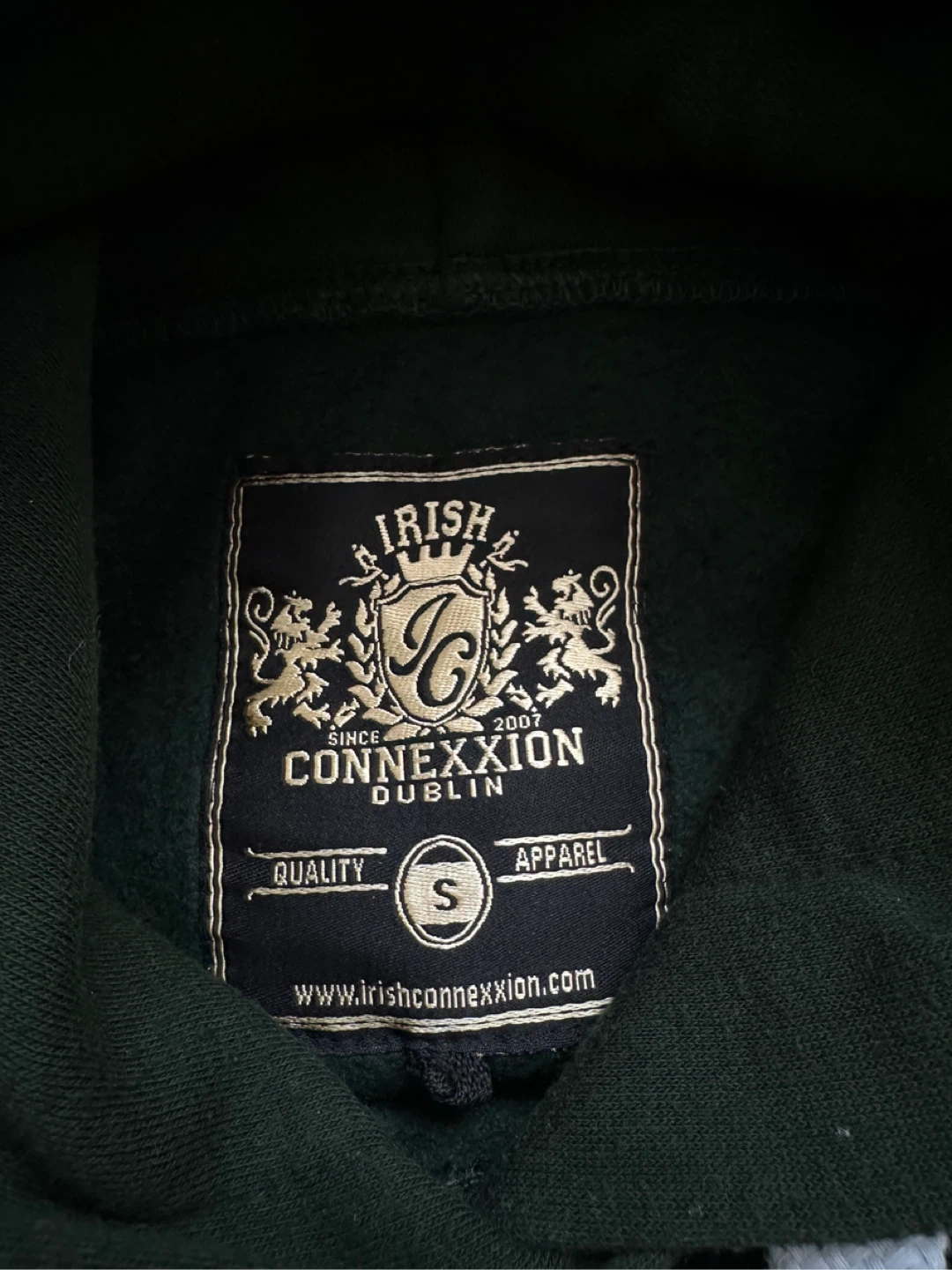 Connexxion Dublin Ireland Hoodie Size S Green - photo 2