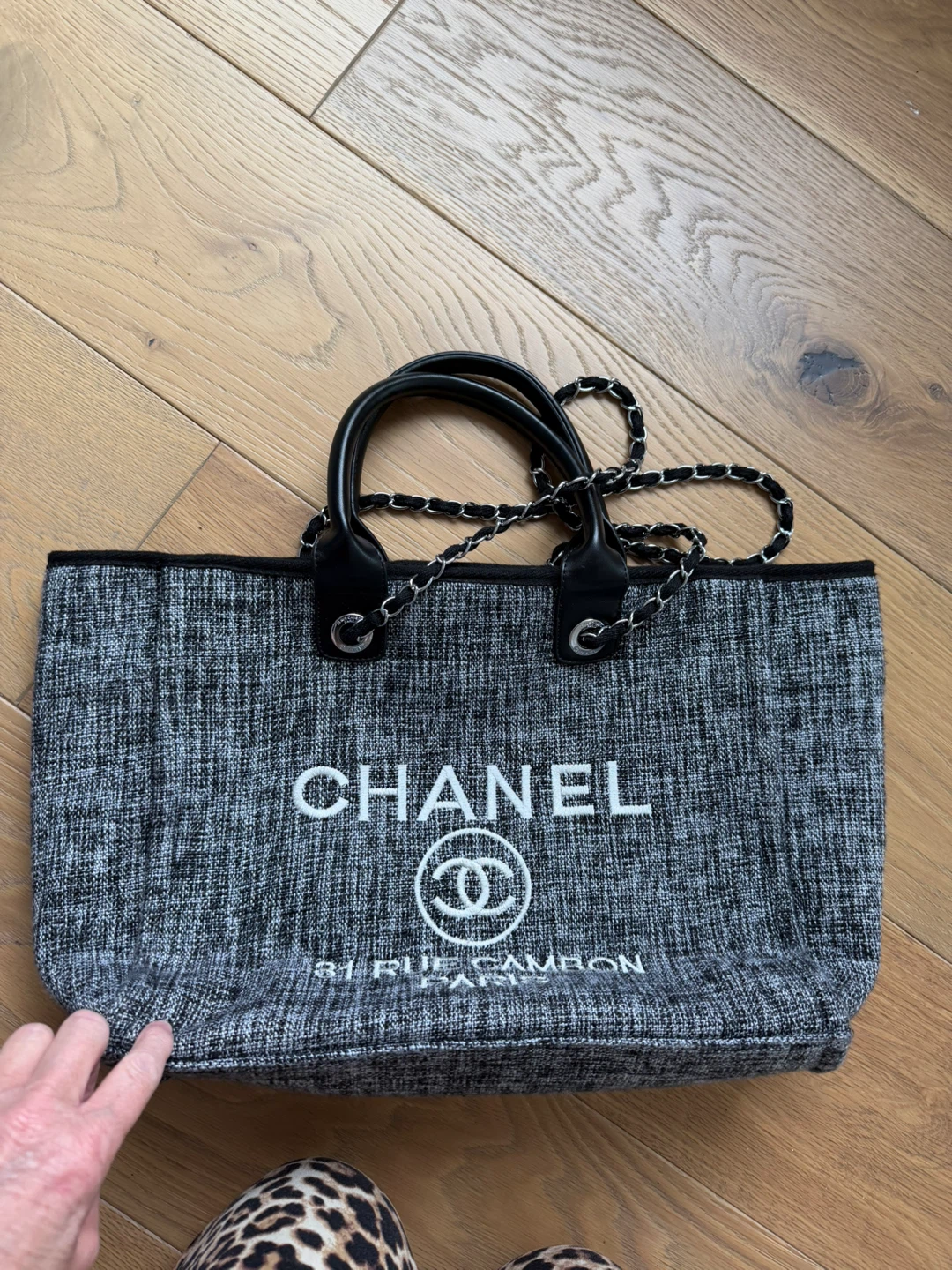 CHANEL Deauville Tote Bag