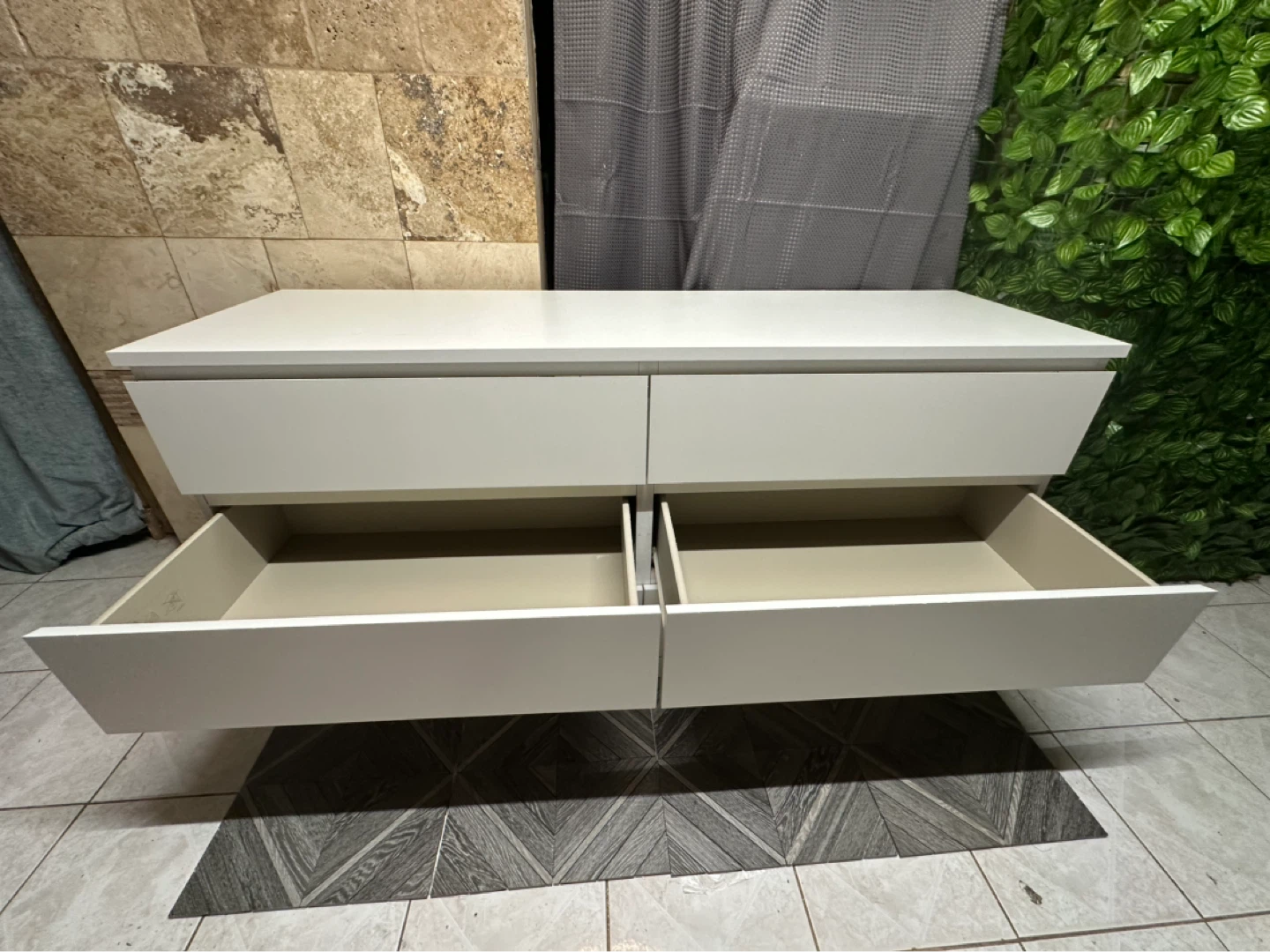 IKEA Modern 6‑Drawer Dresser — White, Great Condition - photo 5