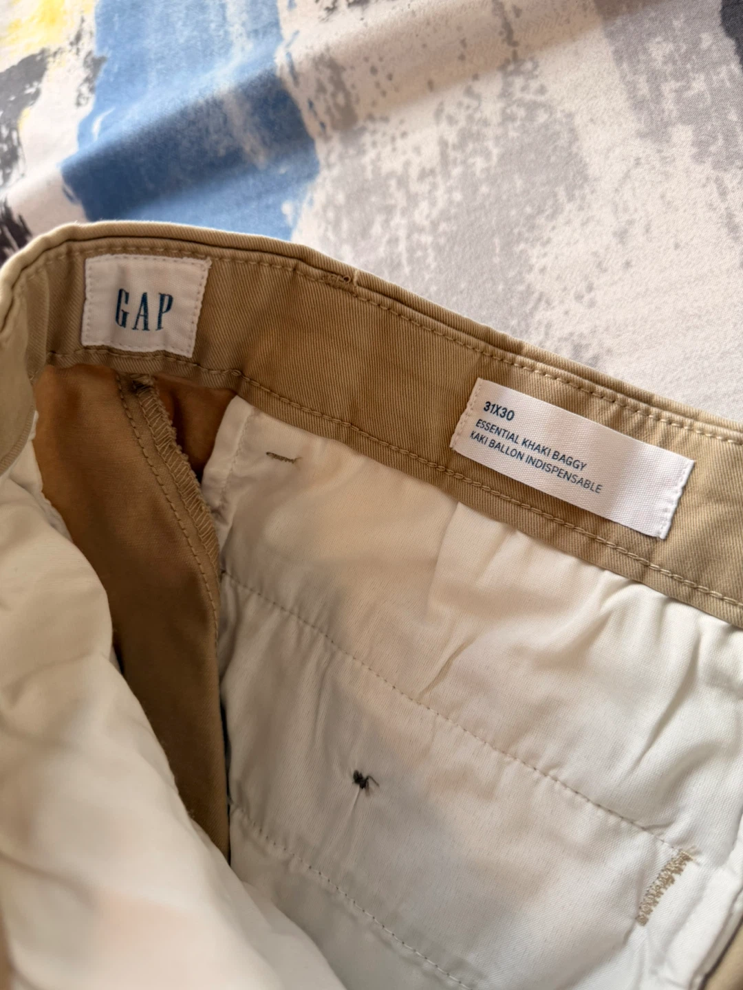 GAP Essential Khaki and Navy Baggy Pants - 31x30 - photo 4