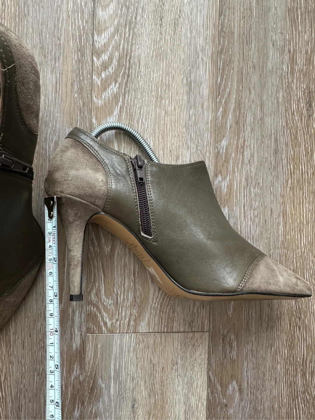Massimo Baldi Brown Suede & Leather Ankle Boots - Size 39 - photo 3