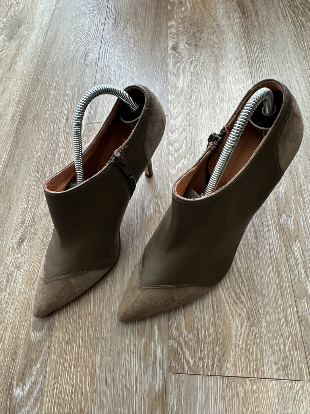 Massimo Baldi Brown Suede & Leather Ankle Boots - Size 39 - photo 4