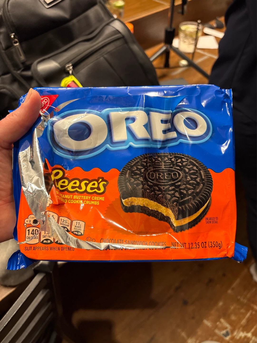 Oreo Reese's Peanut Butter Creme Chocolate Sandwich Cookies