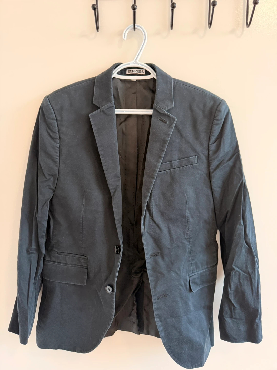 Express Men's Dark Grey Blazer